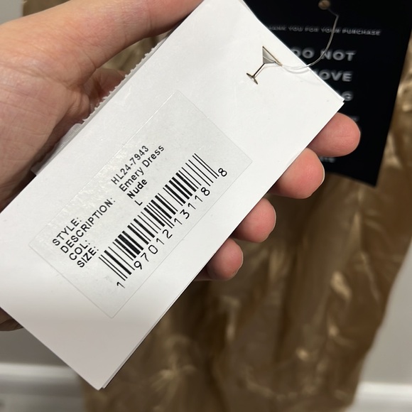 RETROFETE EMERY EMBELLISHED SILK DRESS large - Picture 8 of 14